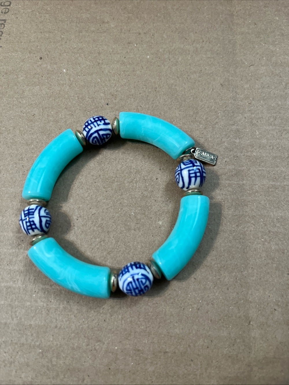 Canvas Jewelry Lelani Resin Chinoiserie Bracelet